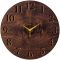 Настенные часы Срез темного дерева c-377