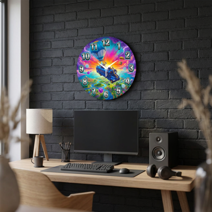 Настенные часы Фортнайт c-379