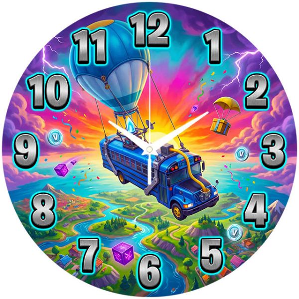 Настенные часы Фортнайт c-379