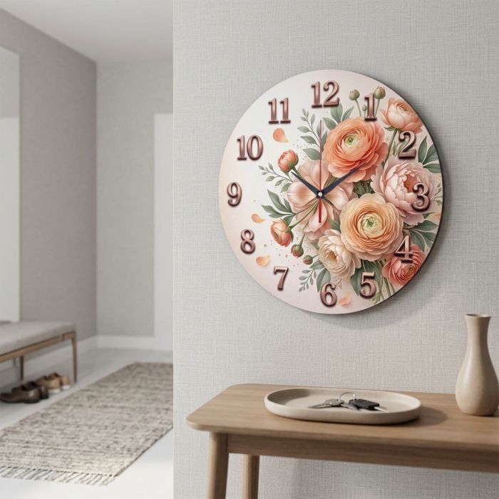 Настенные часы Букет ранункулюсов c-382