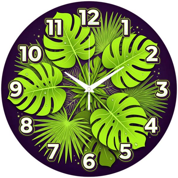 Настенные часы Ночные джунгли c-383