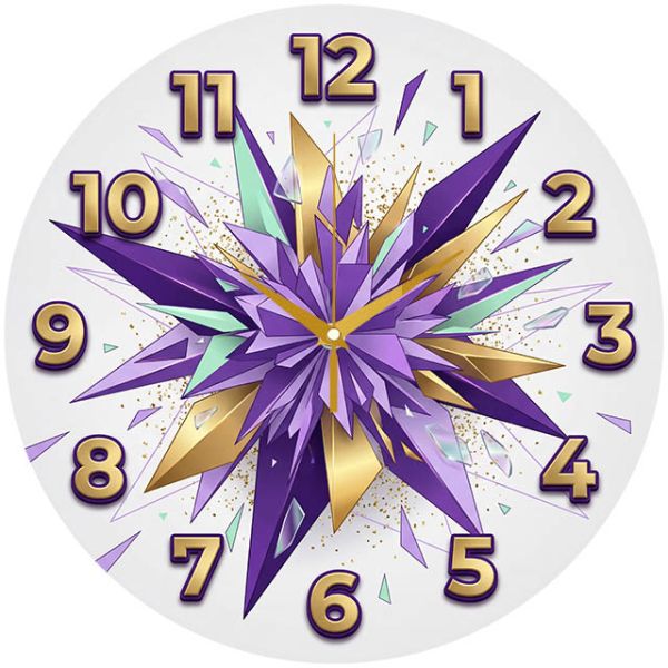 Настенные часы Венецианское терраццио c-385