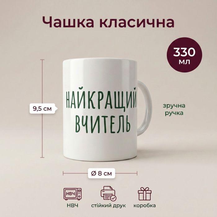Кружка «Найкращий вчитель» M-008