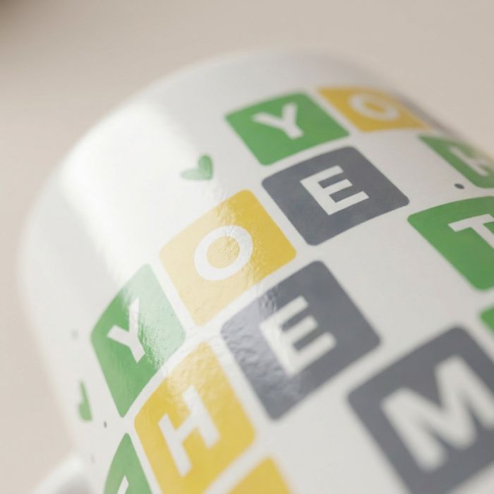 Кружка «Ты для меня весь мир» в стиле Wordle M-005