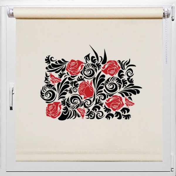 Тканевые ролеты на кухне, Rollpic 1050