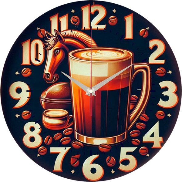 Часы настенные Кофейная фантазия с-012