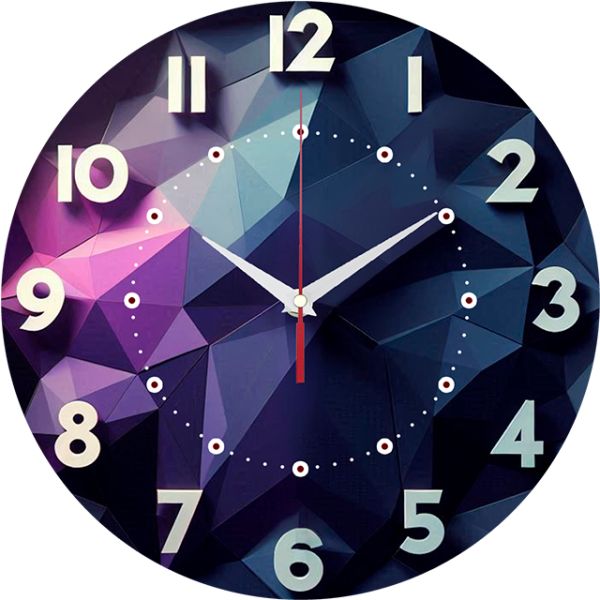 Часы настенные Кристаллический узор с-011