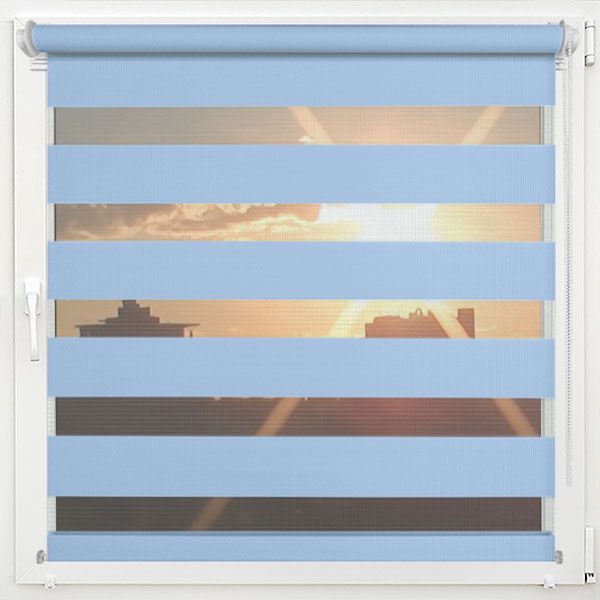 Ролеты День-Ночь Голубые