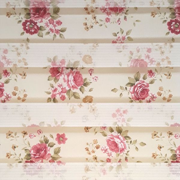 Ролеты День-Ночь с рисунком Розы