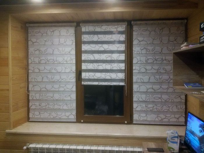 Ролеты День и Ночь с Вензелями