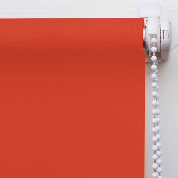 Тканевые ролеты Лён Красные