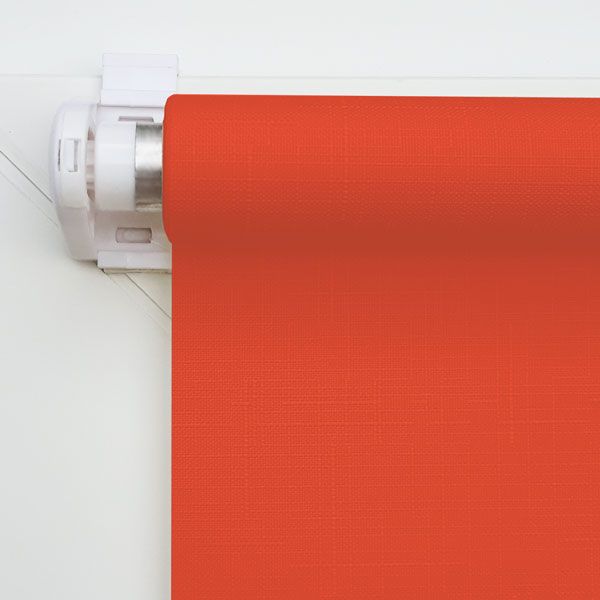 Тканевые ролеты Лён Красные