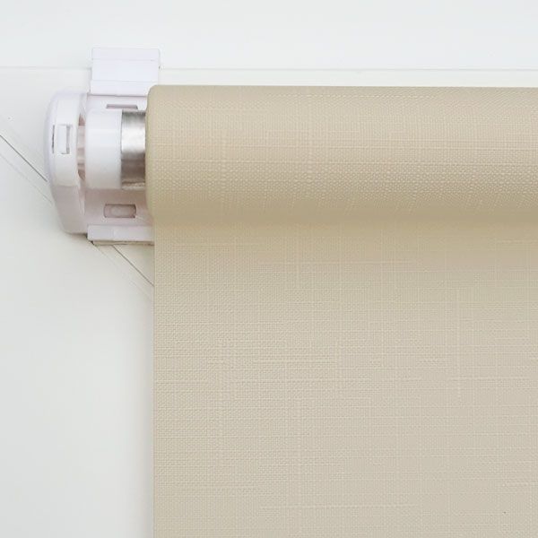 Тканевые ролеты Лён Кофе с молоком