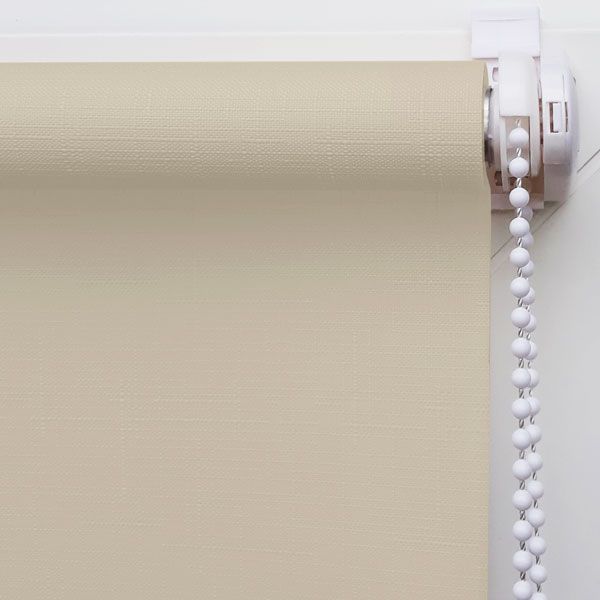 Тканевые ролеты Лён Кофе с молоком