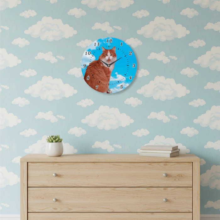 Заказать часы с любимым котом с-020