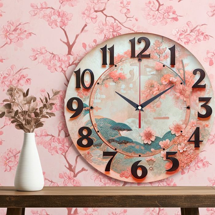 Часы настенные Японская весна с-021