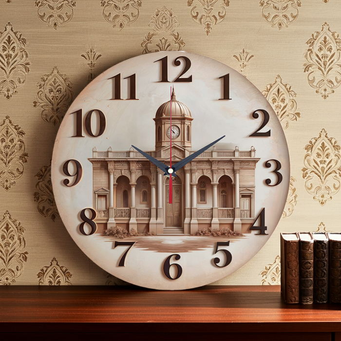 Часы настенные Классическая архитектура с-023
