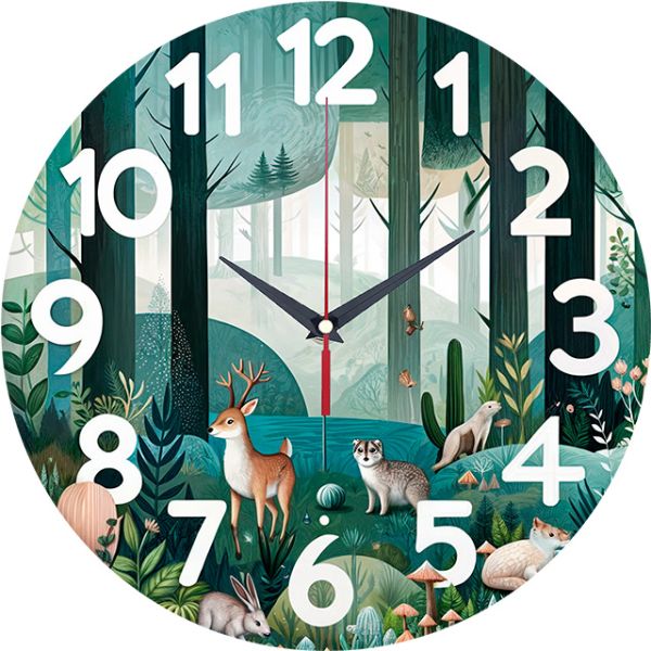 Часы настенные Лесная сказка с-026