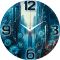 Часы настенные Киберпанк город с-028