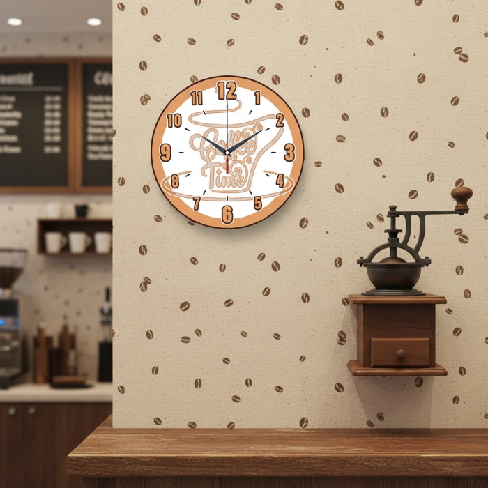 Часы настенные Время Кофе с-051