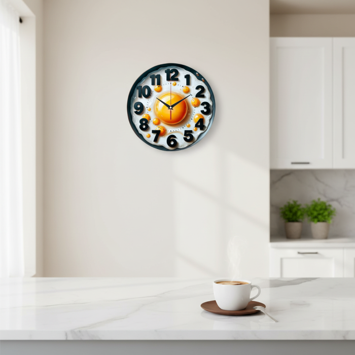 Часы настенные Яичница с-074