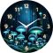 Часы настенные Светящиеся грибы с-104