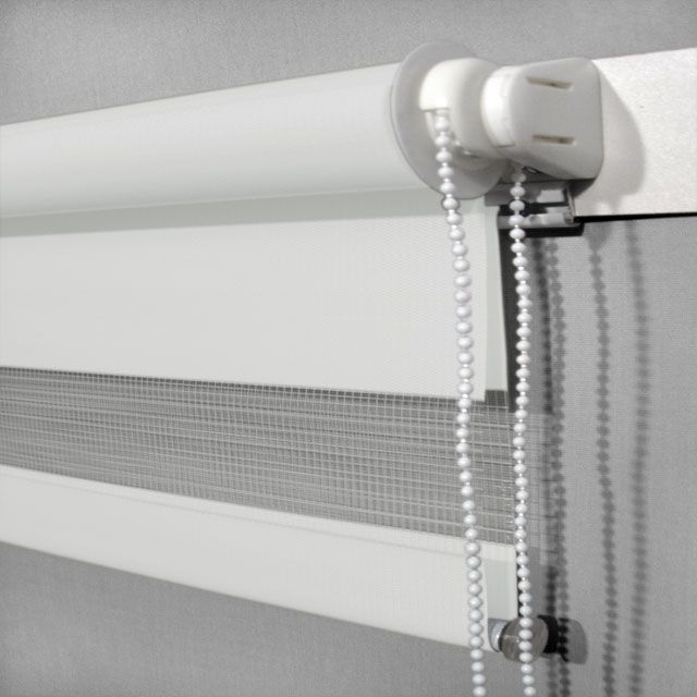 Ролеты День-Ночь Белые