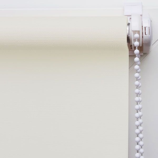 Правое крепление ролет из льна