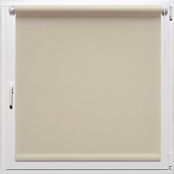 Тканевые ролеты Лён Кофе с молоком