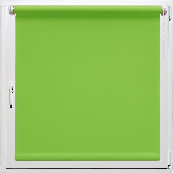 Тканевые ролеты Лён Салатовый