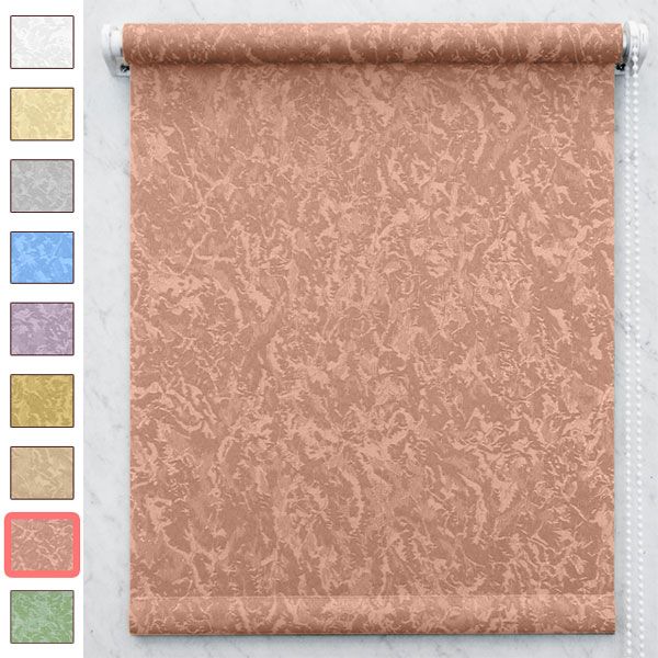 Тканевые ролеты Терракотовые