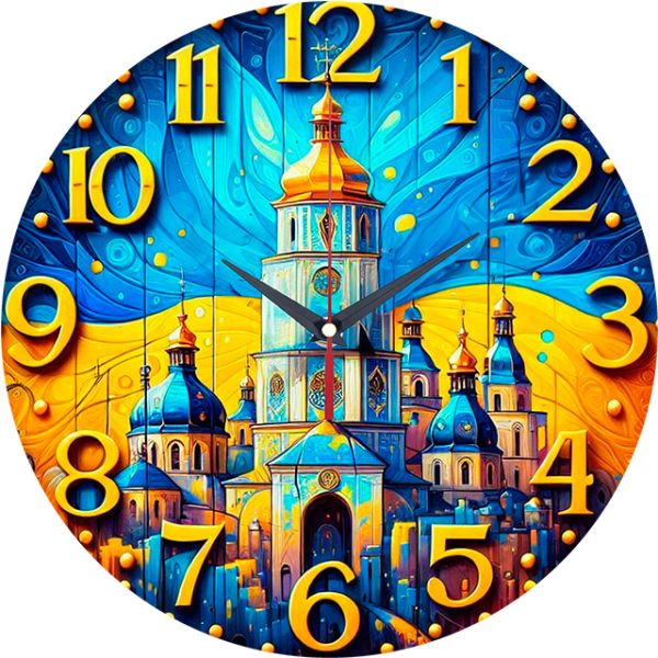 Часы настенные Украинский стиль с-014