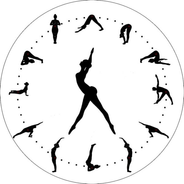 Настенные часы Йога c-277