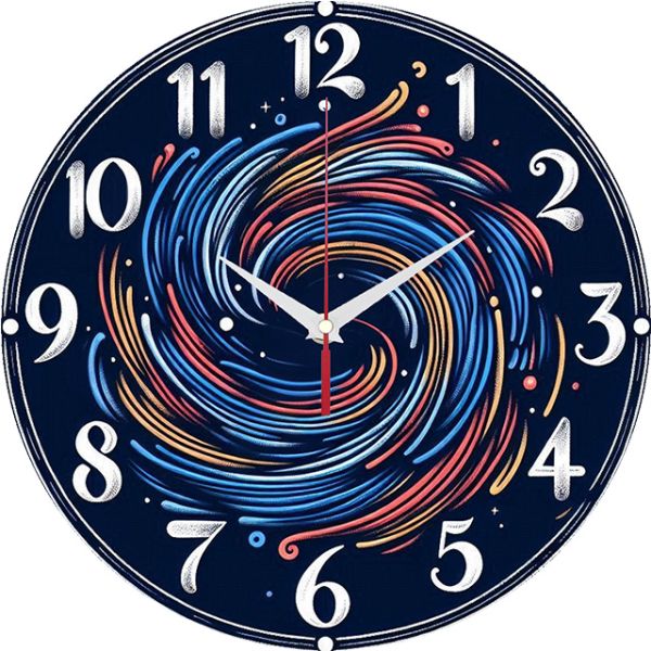 Часы настенные Космический вихрь с-009