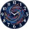 Часы настенные Космический вихрь с-009