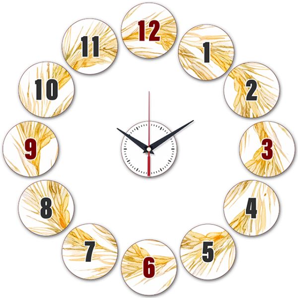 Часы на стену Колосок, w-501