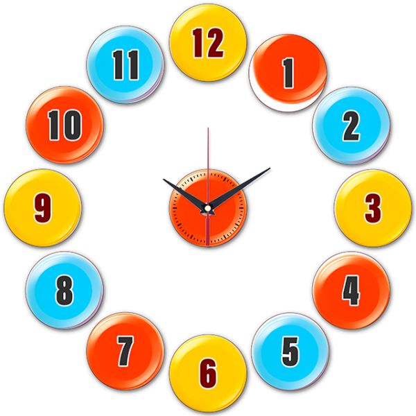 Часы на стену Шарики, w-503