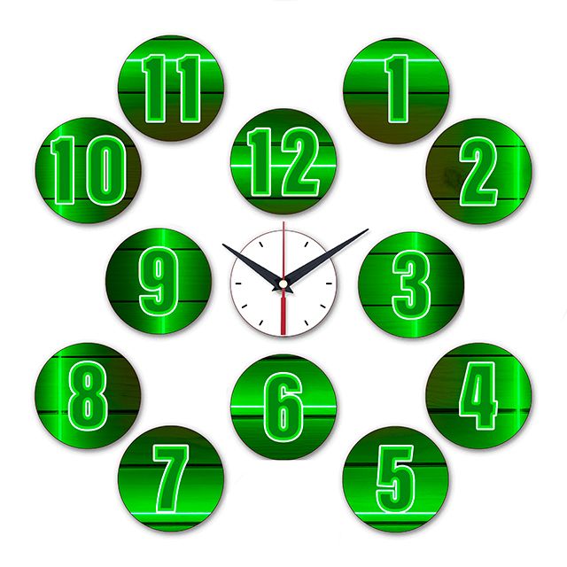 Часы на стену Неон, w-510