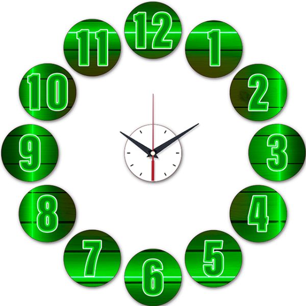 Часы на стену Неон, w-510