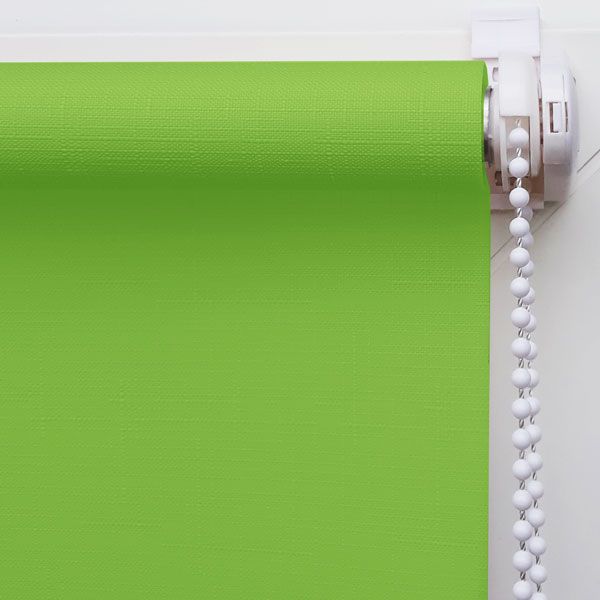 Тканевые ролеты Лён Салатовый