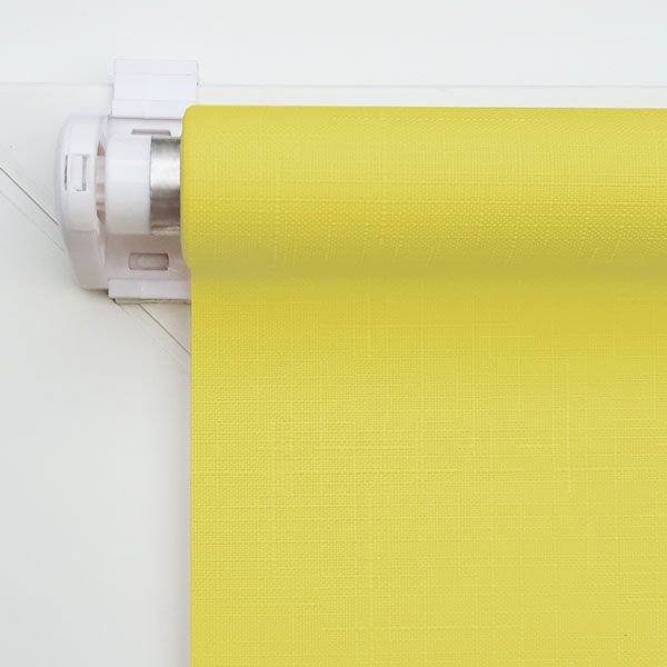Тканевые ролеты Лён Жёлтые