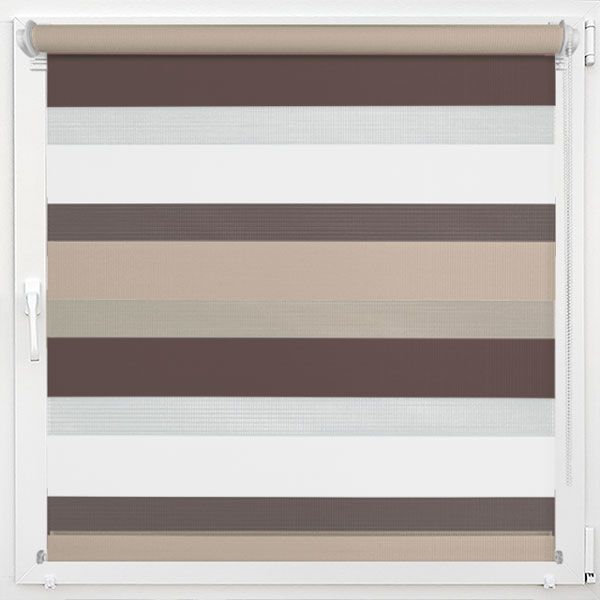 Ролеты День-Ночь Капучино